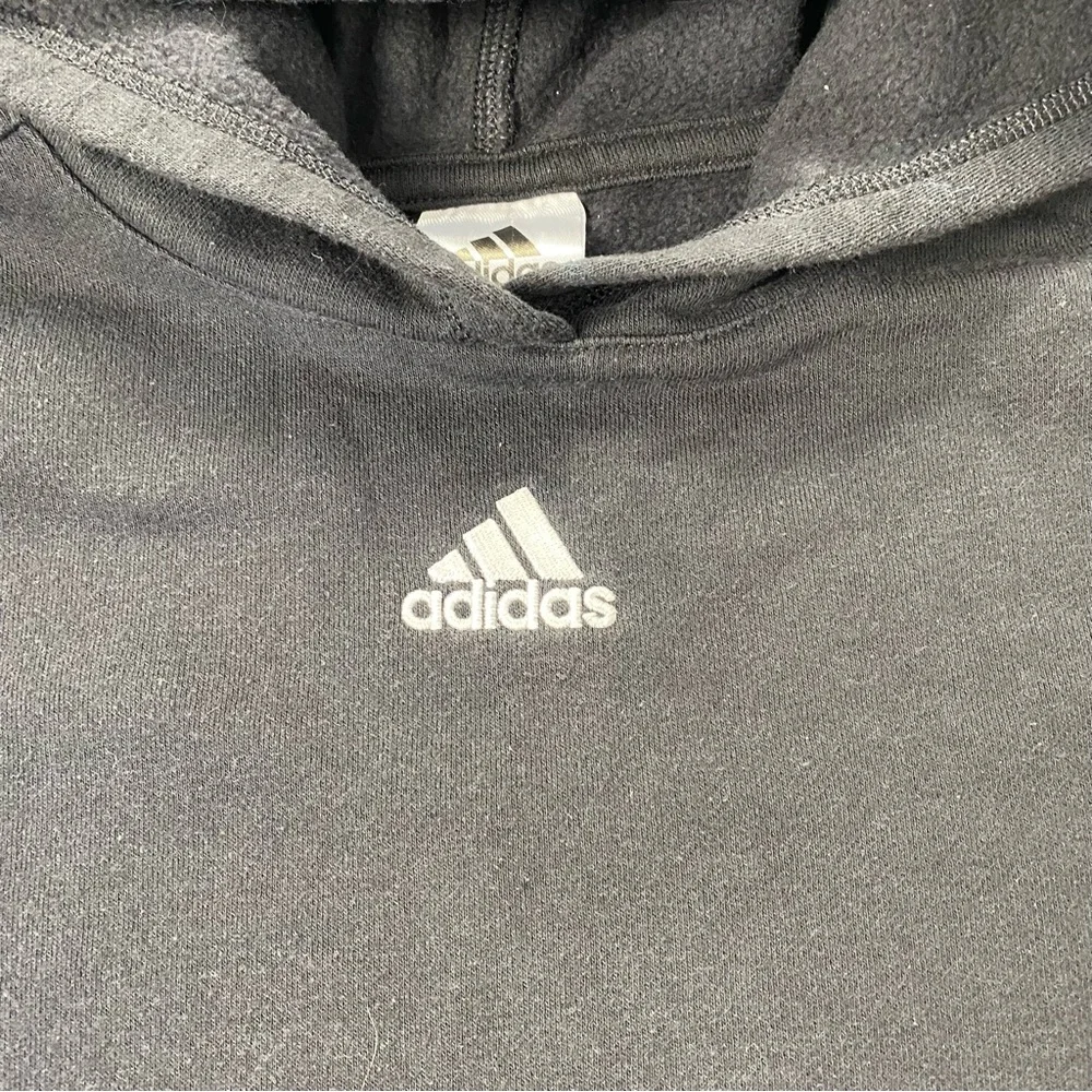 Adidas Pullover Hoodie Black Youth size medium 10/12